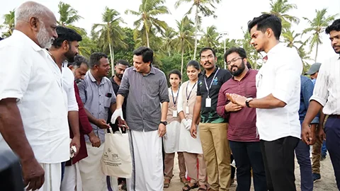 The beach clean-up and awareness campaign held at Kovalam - Image 3