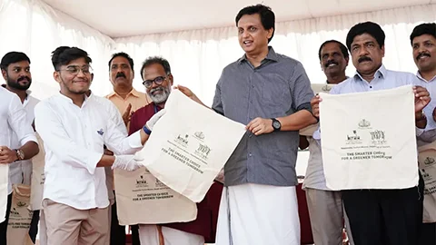 The beach clean-up and awareness campaign held at Kovalam - Image 6