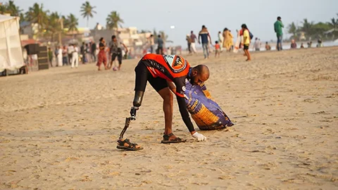 The beach clean-up and awareness campaign held at Kovalam - Image 10